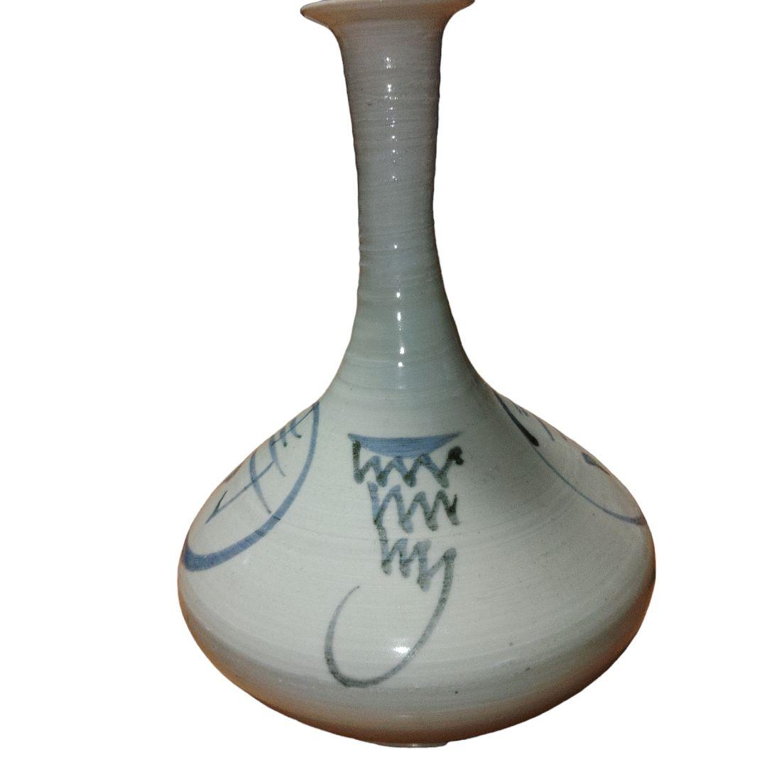 古伊万里?　李朝　鶴頸染付け徳利