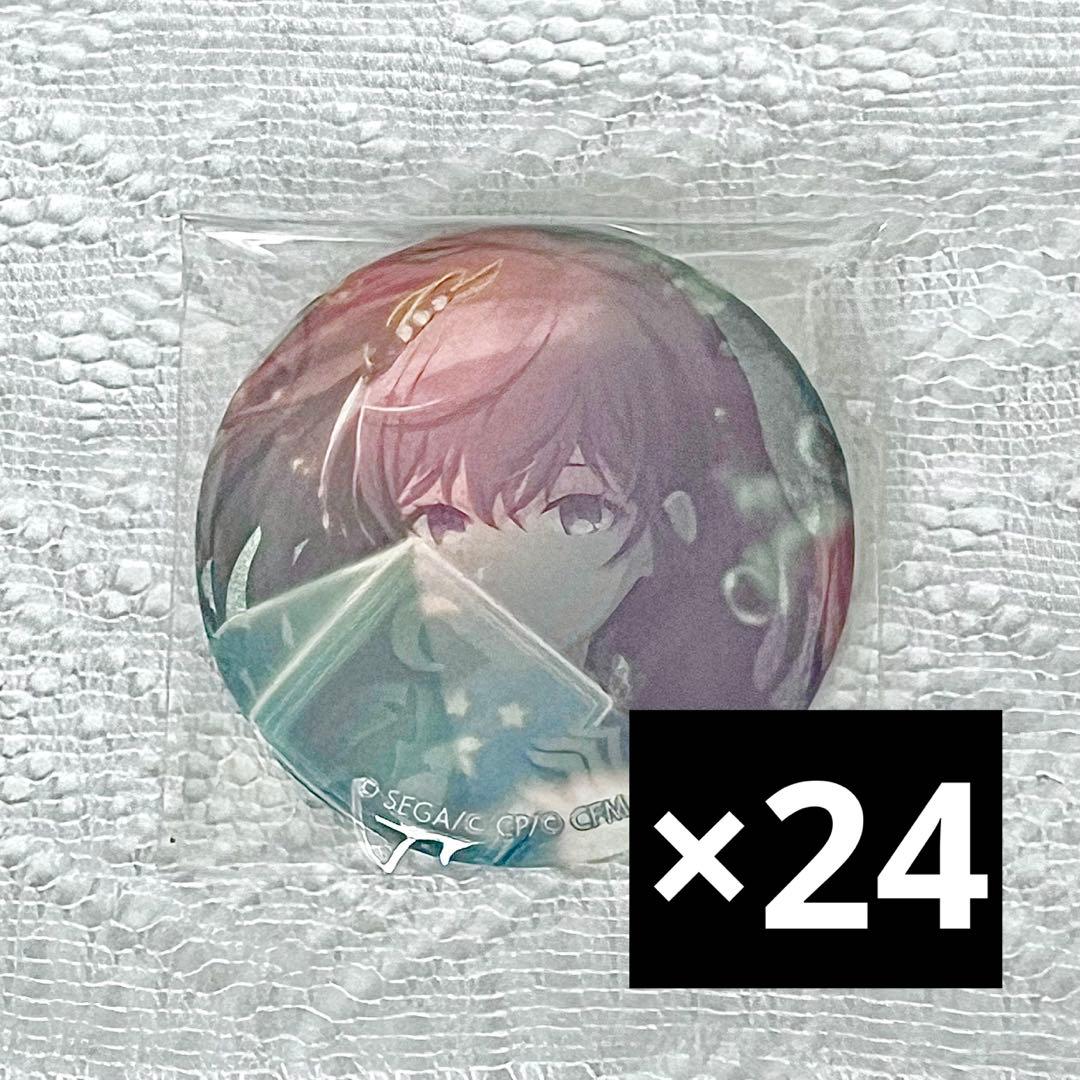 プロセカ グリッター缶バッジ 3A朝比奈まふゆ フェス限 特訓後 24点