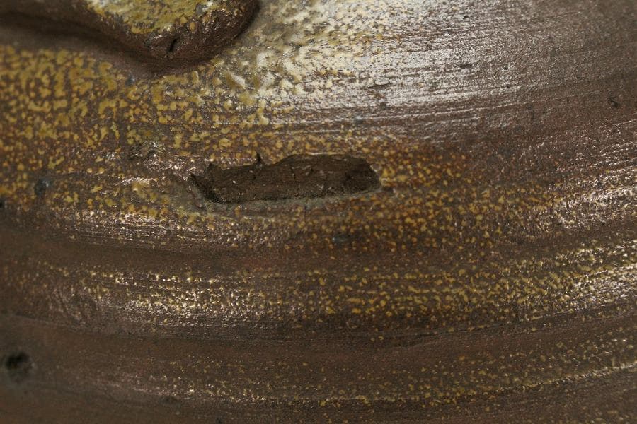 古備前 三耳壺 江戸時代 六古窯(K-XA852)