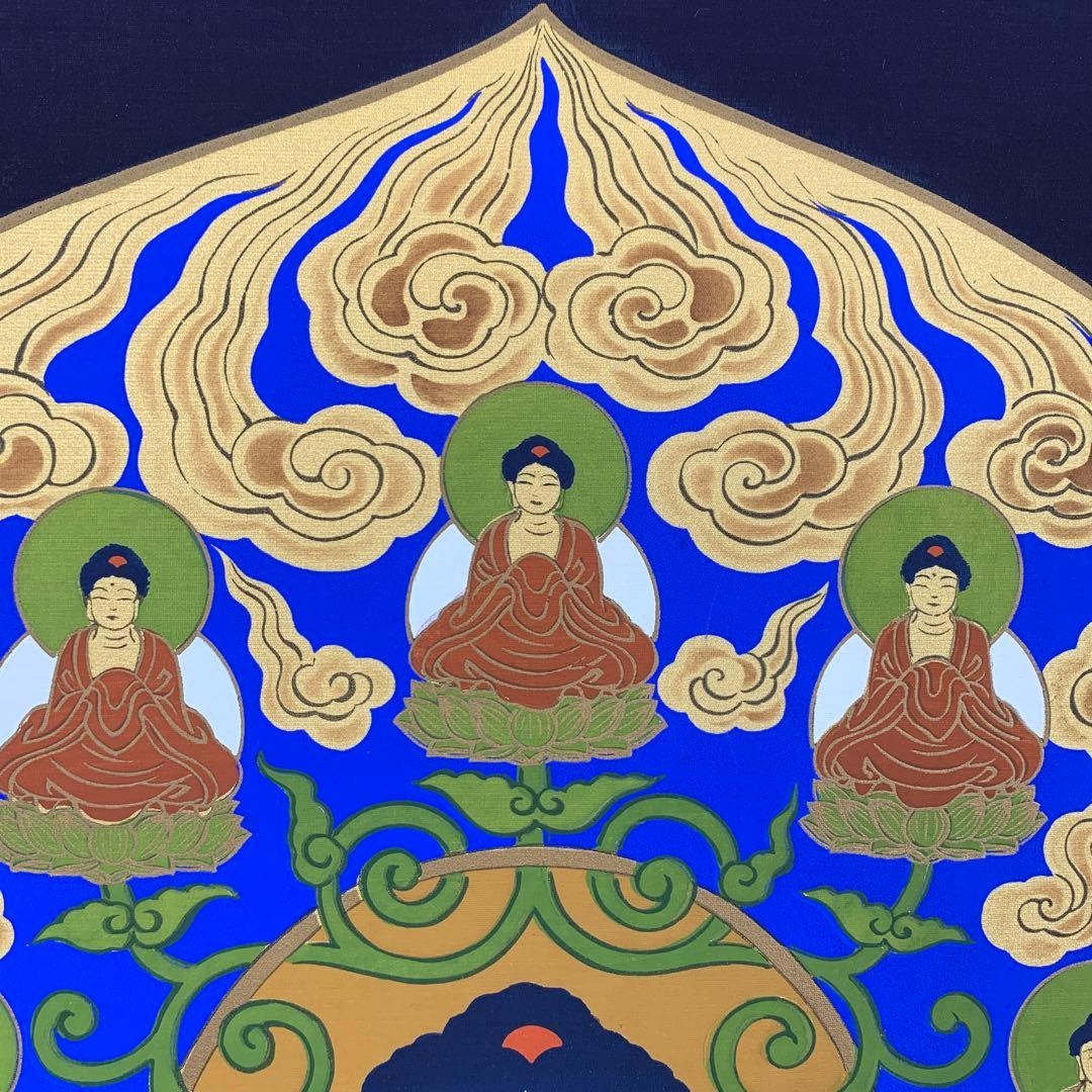 美品 掛け軸 善光寺一光三尊如来御影 仏教美術 仏画