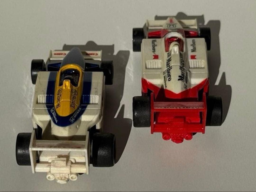 トミーのスロットカー 、マクラーレン ホンダとウィリアムズ ホンダ の2台セット