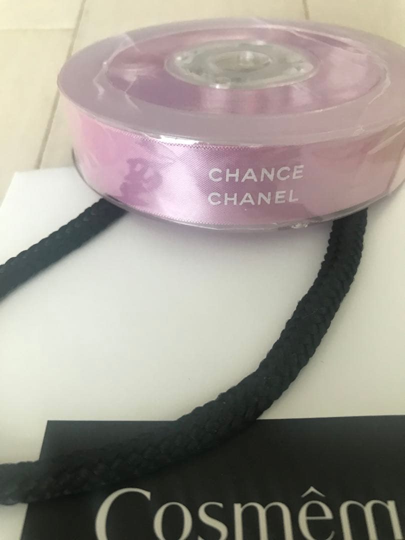シャネル CHANEL リボン ラッピング バレンタイン ピンク ショッパー