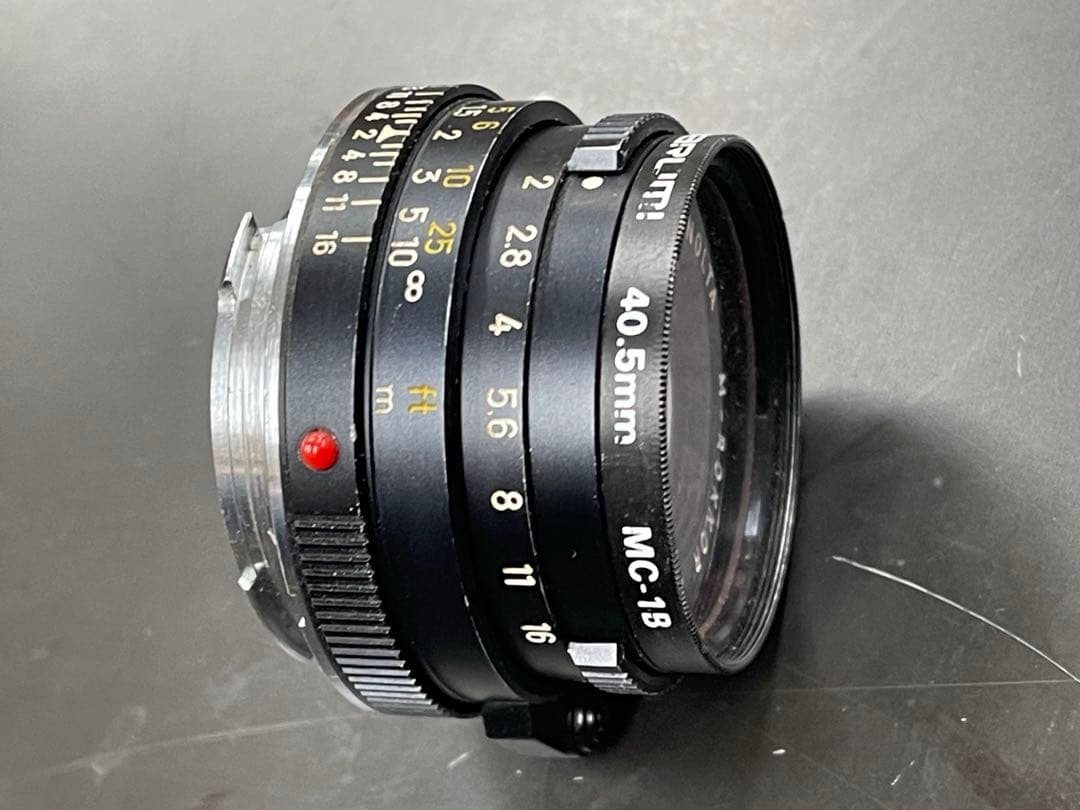 MINOLTA M-Rokkor 40mm f/2.2 単焦点レンズ