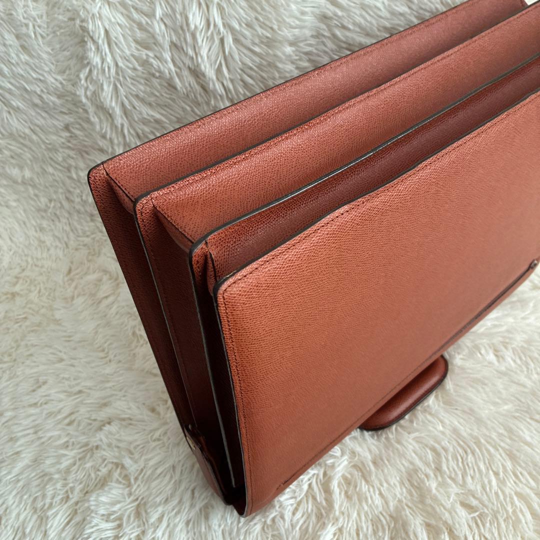 【極美品・鍵付】ルタヌア LE TANNEUR ダレスバッグ ビジネス A4収納