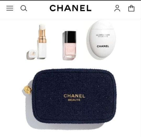 お*く様 シャネル 2025 クリスマス コフレ リップアンドネイルケアセット