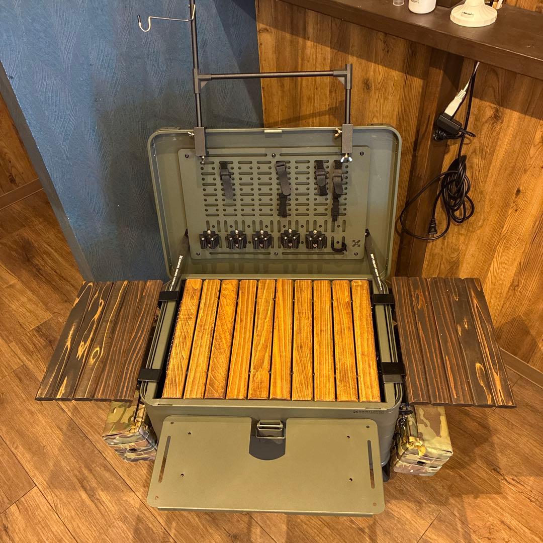 CAMVIL（ケムビル）アルミボックス60L コンテナボックス カスタムセット