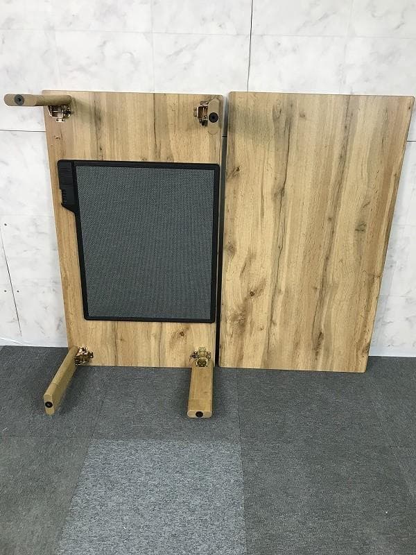 【新品】リバーシブル　折れ脚　フラットヒーターこたつNA