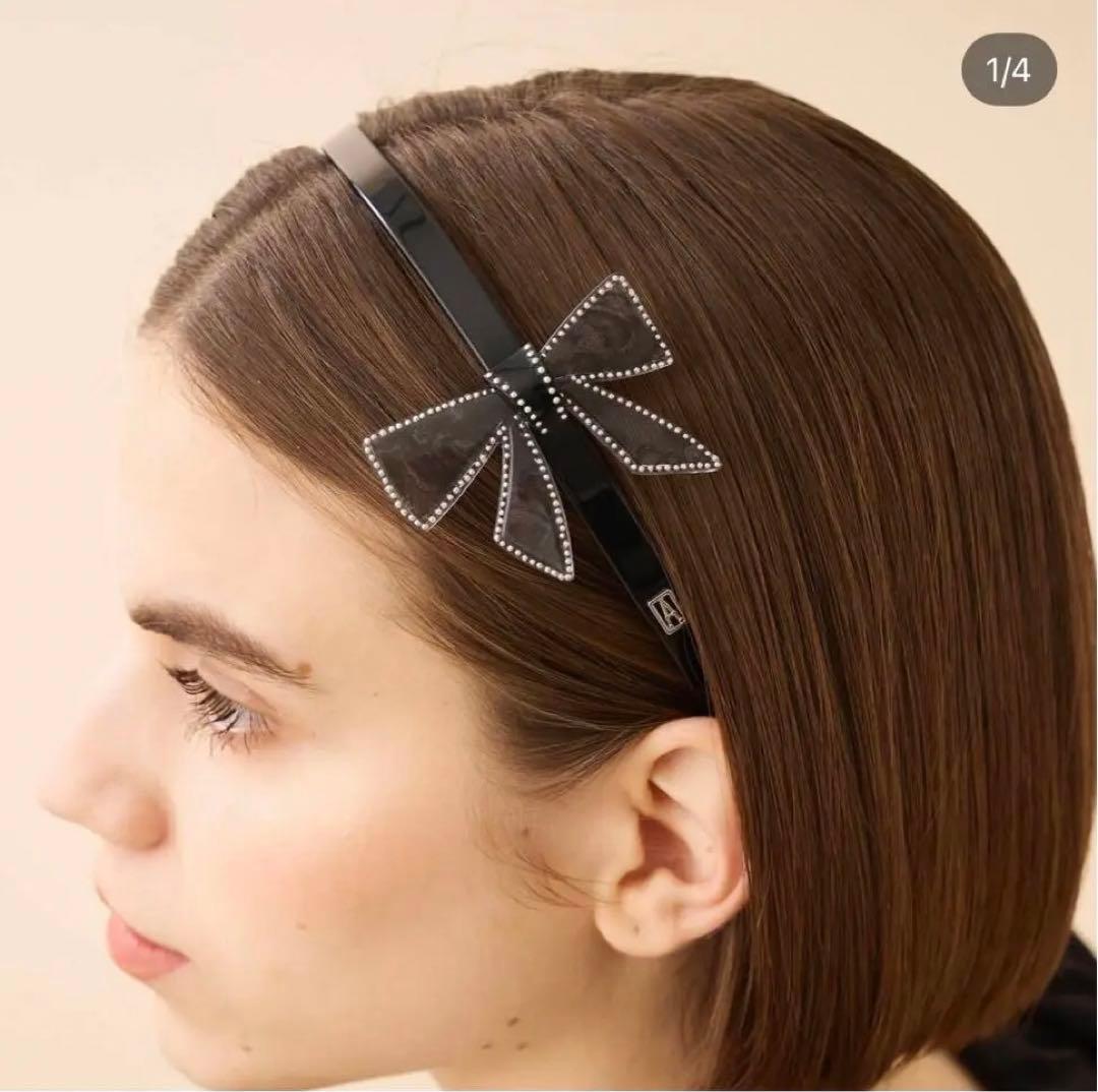 アレクサンドルドゥパリ バタフライデザインカチューシャ　【保管袋付】