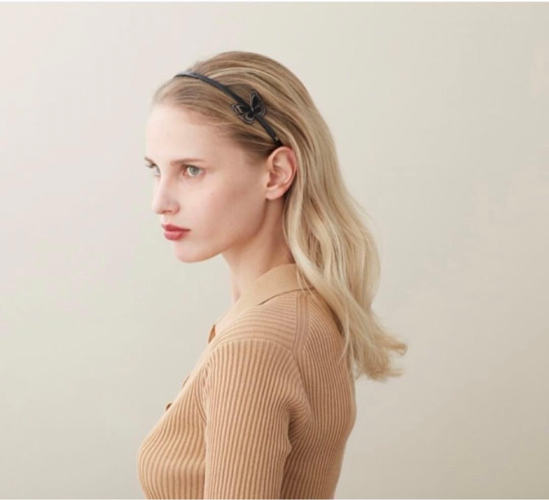 アレクサンドルドゥパリ バタフライデザインカチューシャ　【保管袋付】