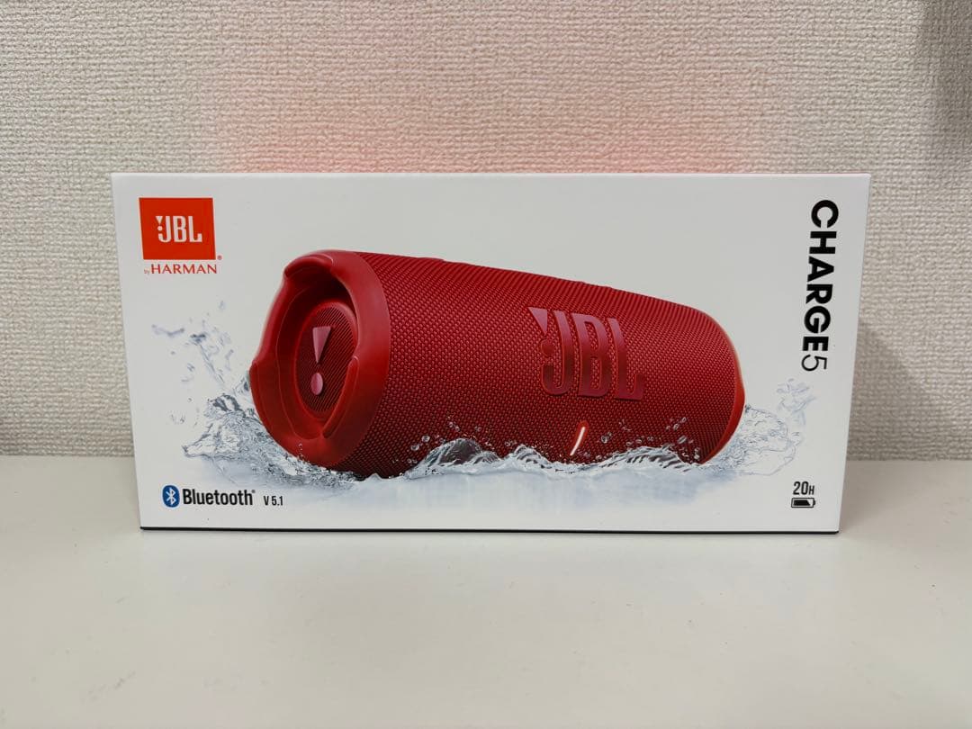 新品未開封 JBL CHARGE5 Bluetoothスピーカー レッド 赤