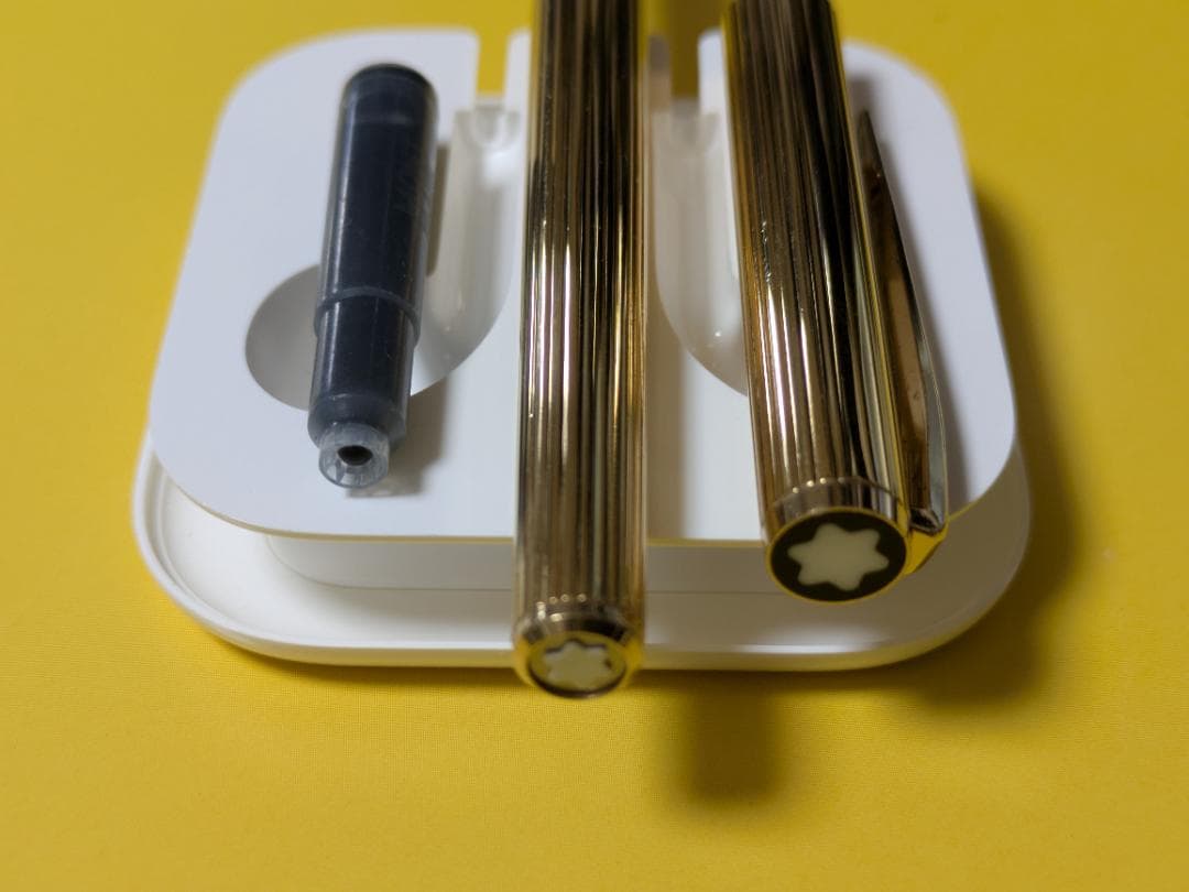 み*P様 MONTBLANC モンブラン万年筆 ノブレス ペン先 F(細字) 金