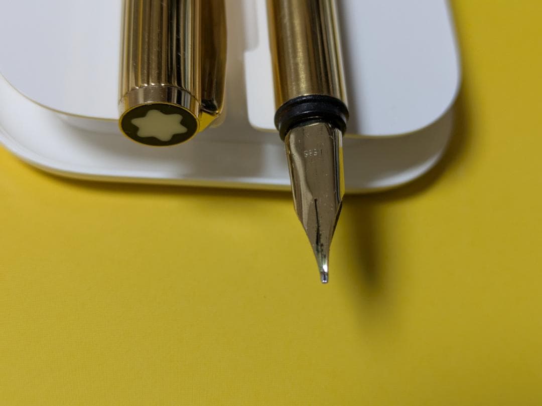 み*P様 MONTBLANC モンブラン万年筆 ノブレス ペン先 F(細字) 金