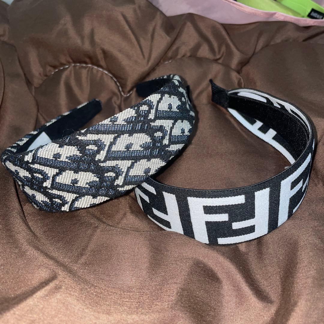 ディオール、フェンディカチューシャ2点セット