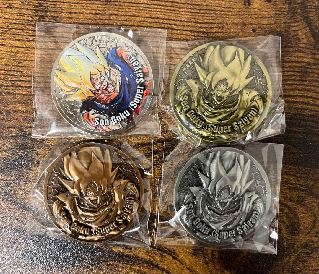 【孫悟空 超サイヤ人4種コンプ】ドラゴンボールZ コレクティブルメダルVol.1