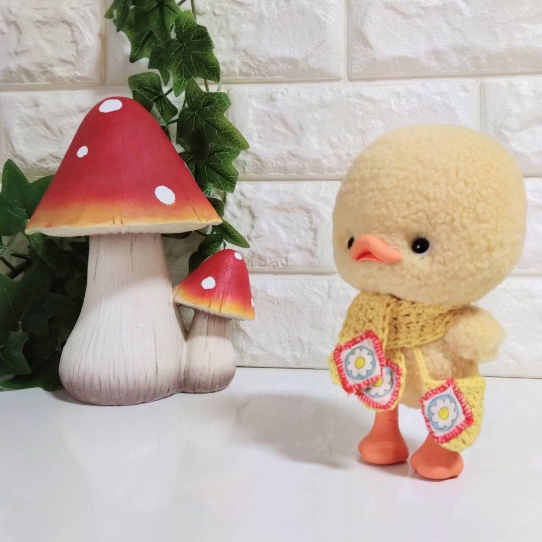 ぬいぐるみ✽アートドール✽ぴっぴちゃん✽中サイズ