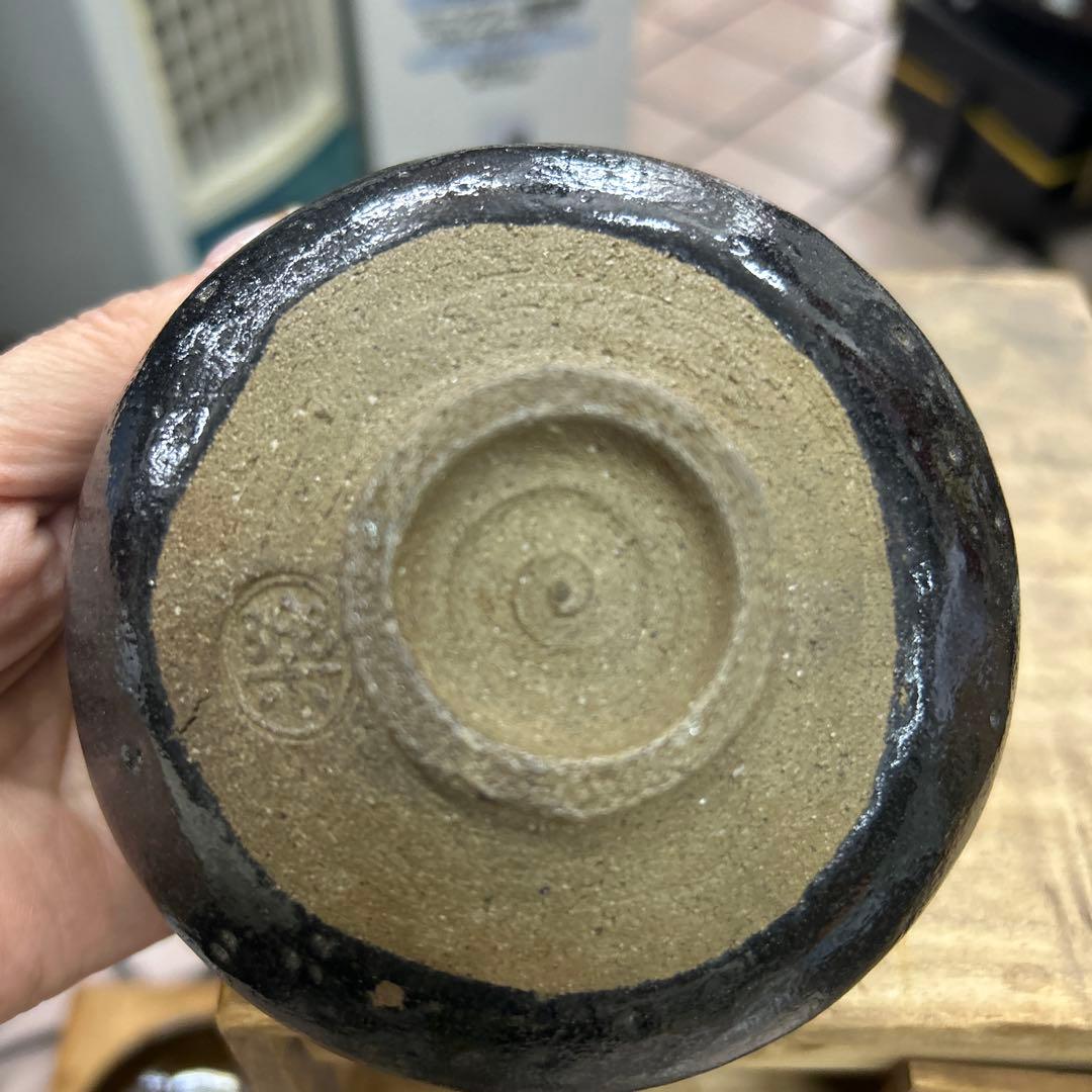 茶道具セット　一式　木製収納箱付き　お稽古・習い事用など　　落款入り黒楽茶碗