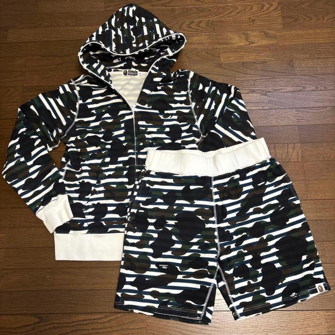 A Bathing Ape 迷彩柄 フルジップパーカー M