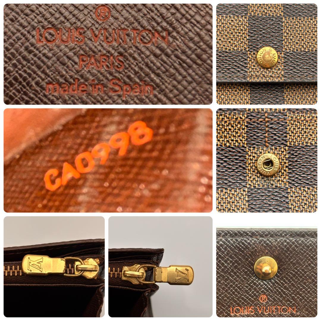 ✨鑑定済み✨ルイヴィトン✨ダミエ✨ポルトフォイユサラ 長財布