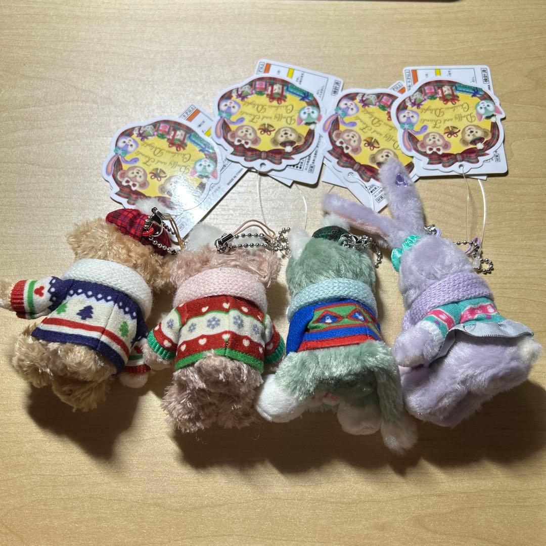 ダッフィー　クリスマスディライト　ぬいぐるみストラップ☆新品☆