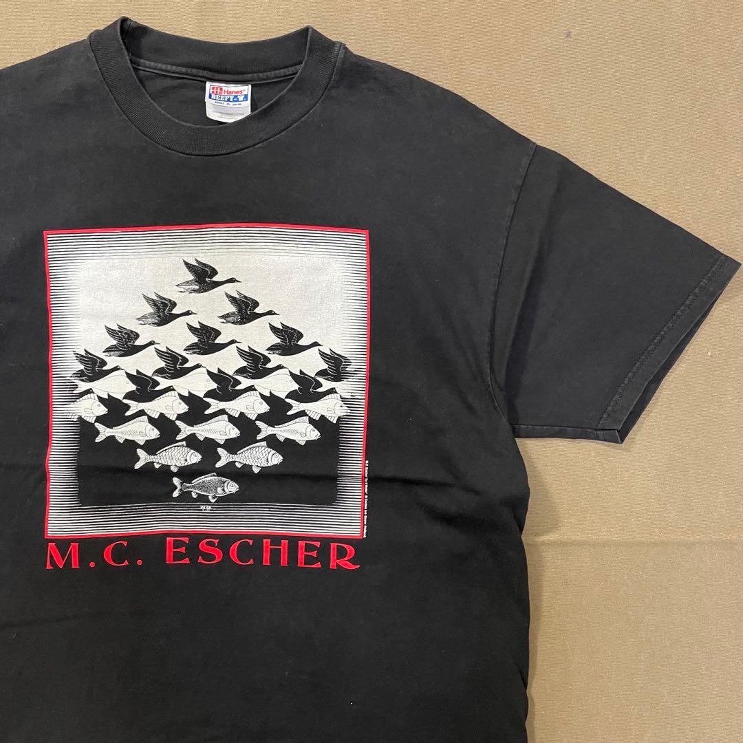 90s エッシャー アートt tシャツ ビンテージ アメリカ製 usa old