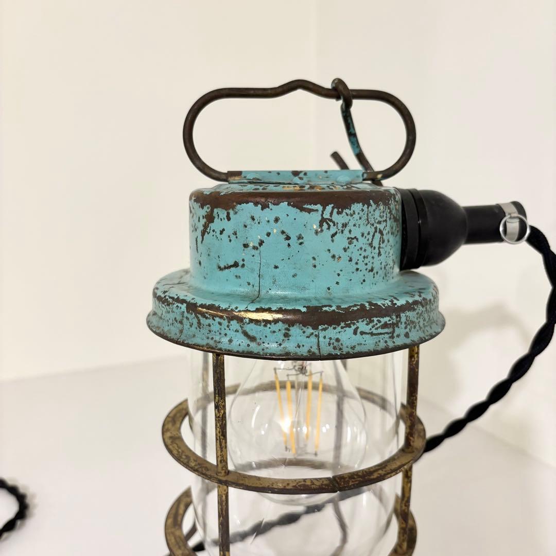 ランタン型 ランプ 吊照明 ペンダントライト インダストリアル シャビー