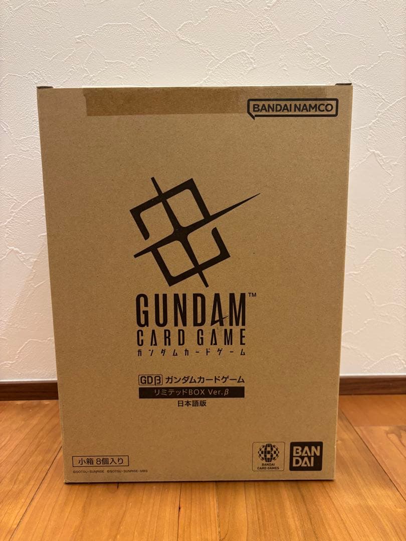 ガンダムカードゲーム　リミテッドBOX Ver.β 8BOX ミニカートン　新品