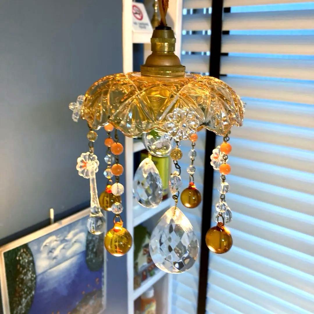 ミニシャンデリア（winter）1920年　フランスアンティーク　ランプ