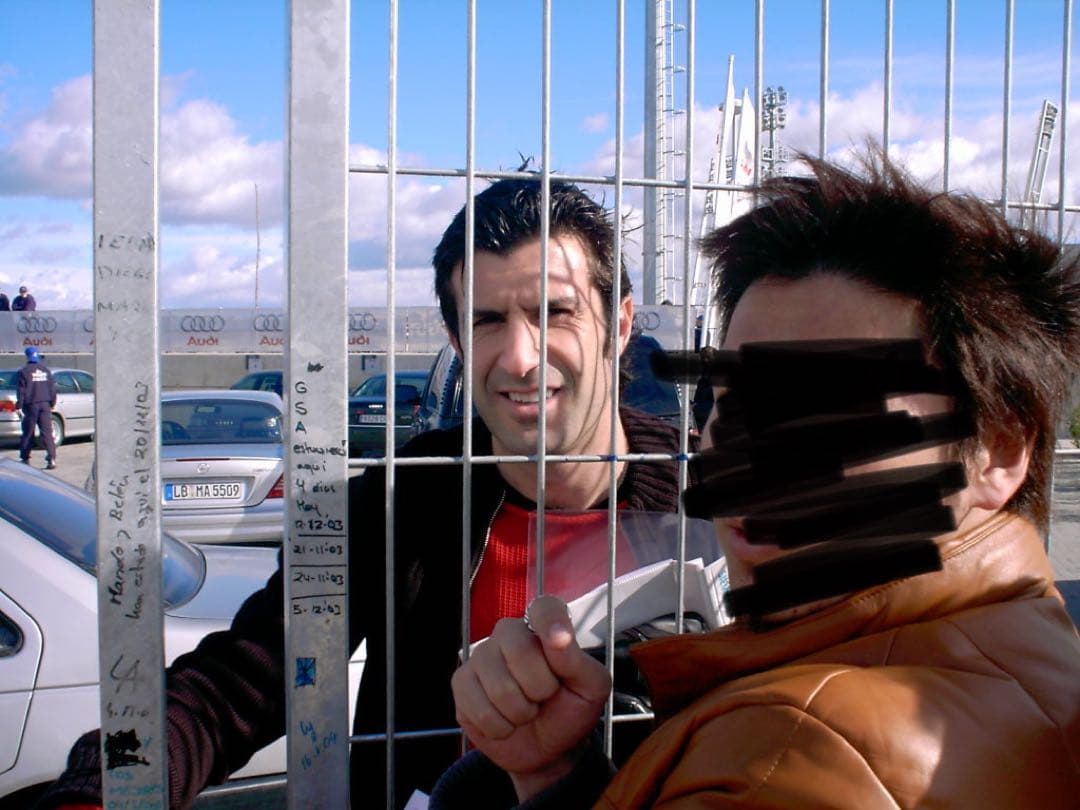 ルイス　フィーゴ直筆サイン入りトレカ　パニーニ社製