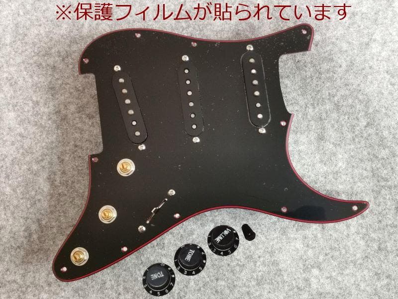 Black/Red/Black 3ply Voodoo最強9音色/Alnico5