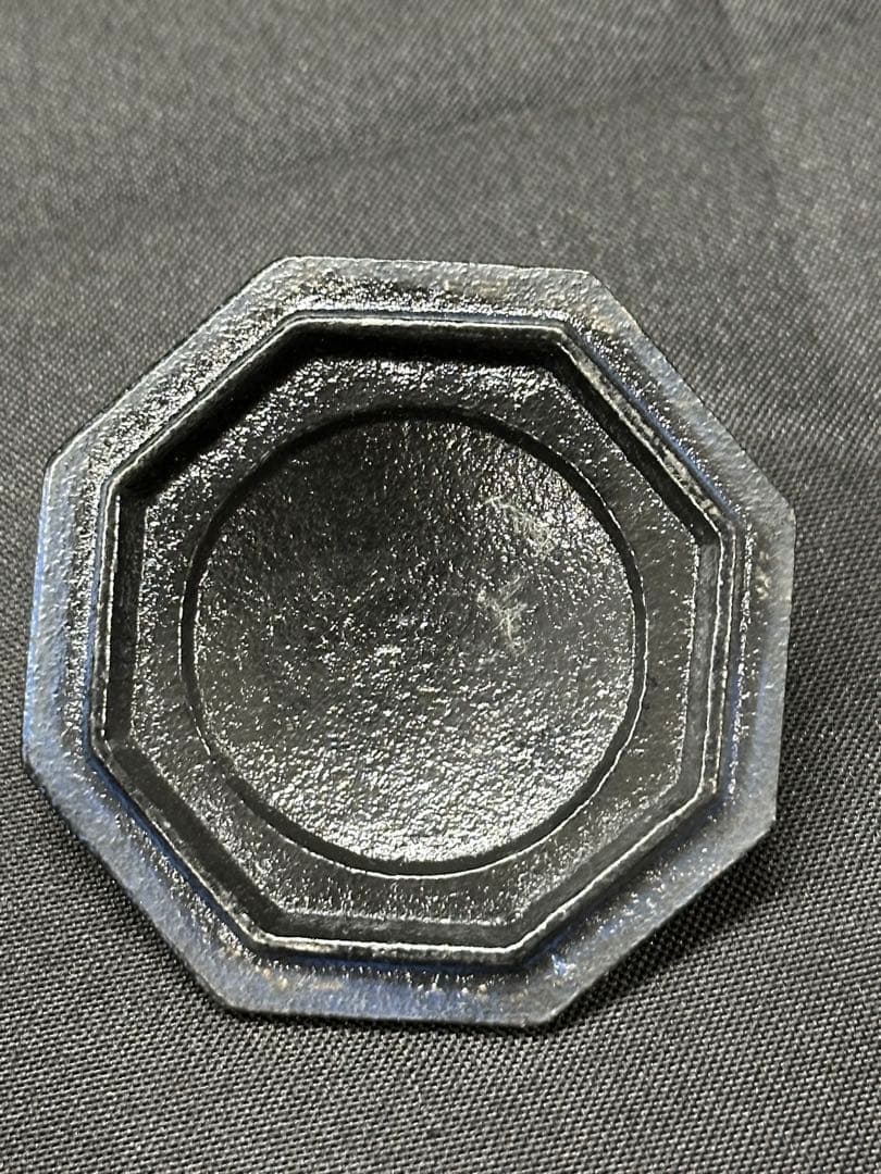 【経年美品】南部鉄器　南部　鉄瓶　急須　青　ブルー　8角