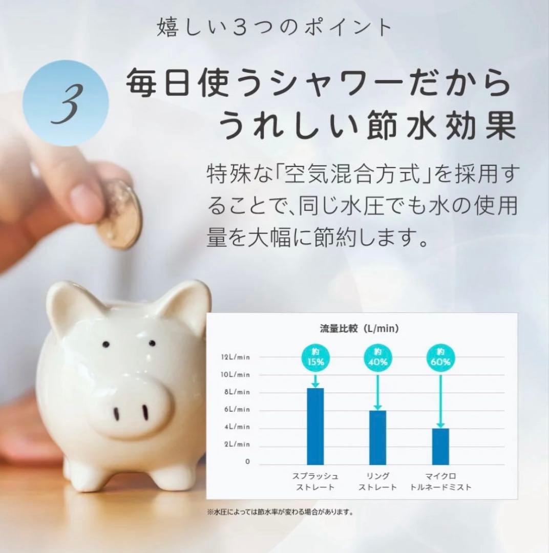 【新品未使用】ミラブルzero ウルトラファインバブルシャワーヘッド