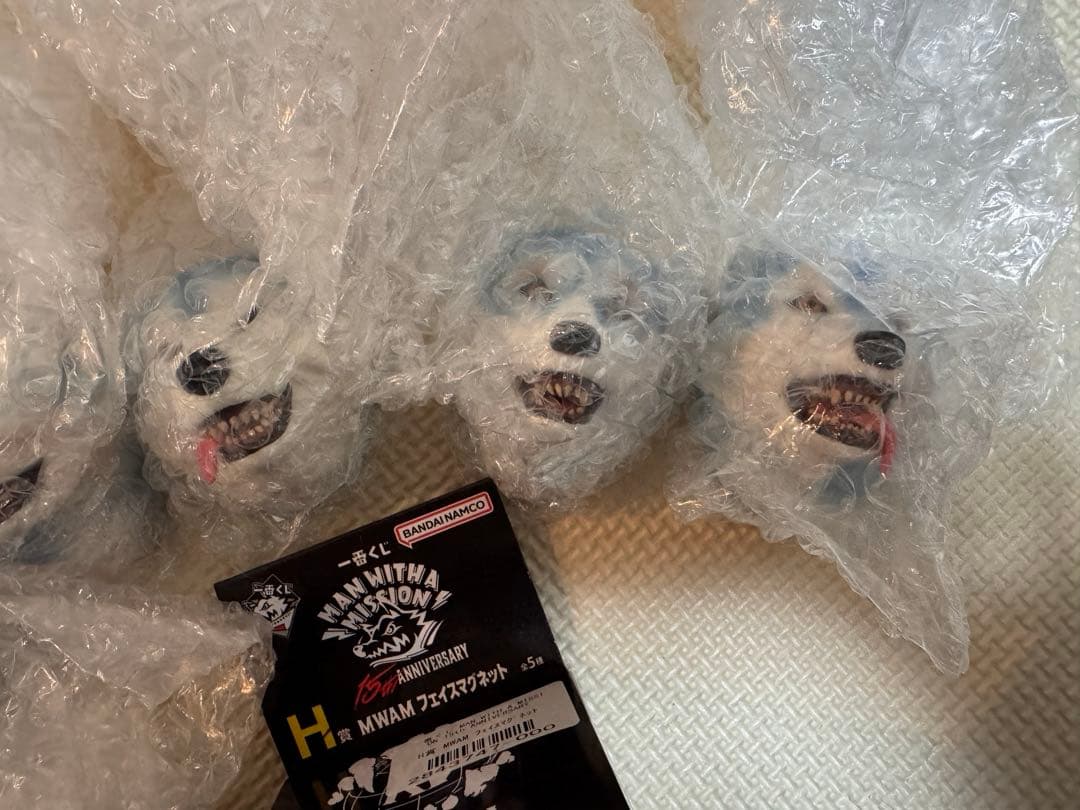 マンウィズ 一番くじ H賞 フェイスマグネット コンプセット