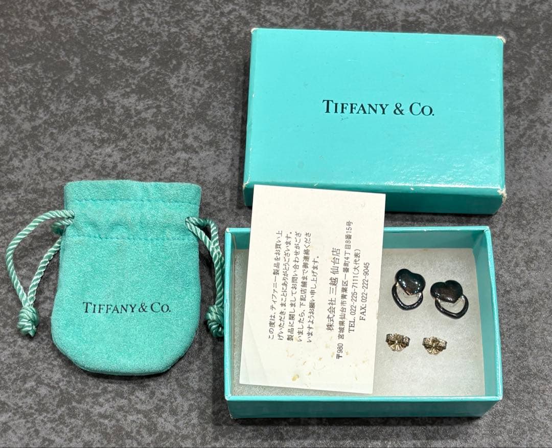 Tiffany & Co. ハート型＆リボン型ピアスセット