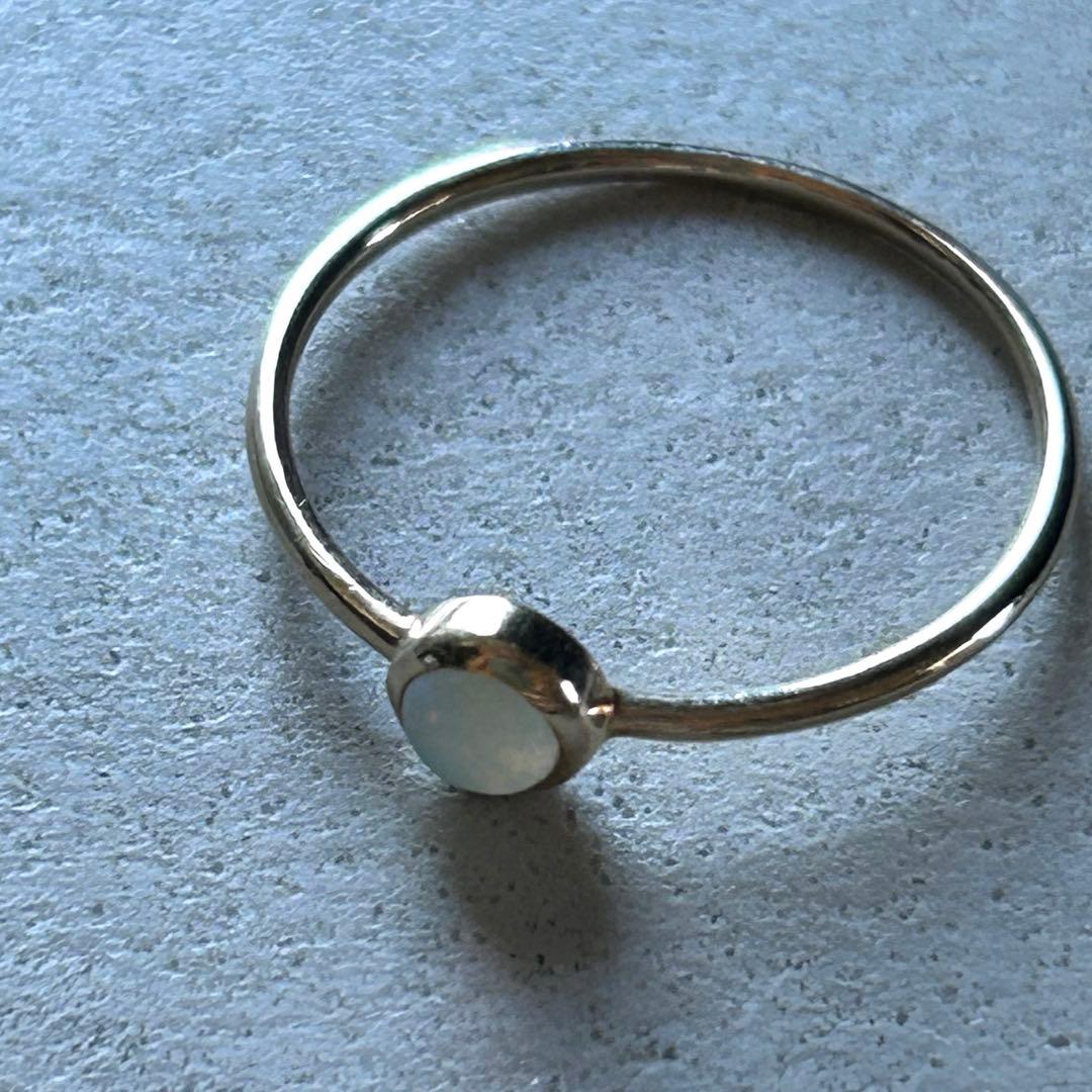 p*e様 ete K10 YG オパール リング　11号