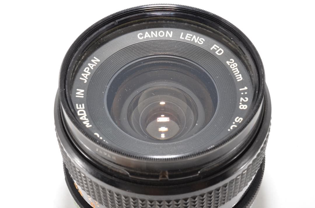 キヤノン Canon FD 28mm f2.8 S.C.#2050【付属品多数】