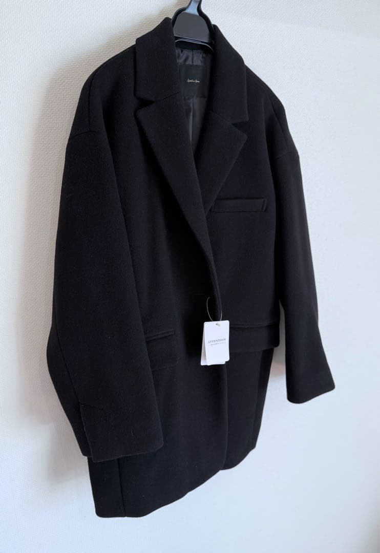 新品タグ付き　Spick&Span モッサジャケットライクコート38ブラック