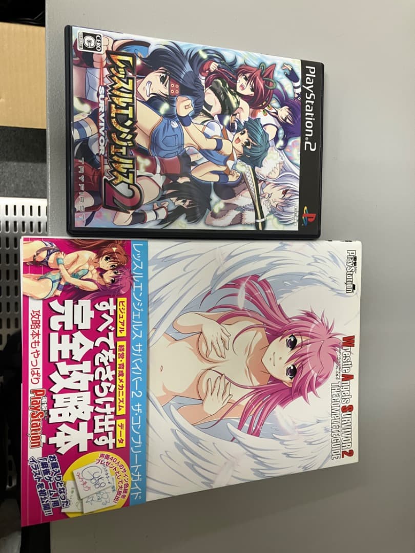 ぱ*ん様 ps2 レッスルエンジェルズ サバイバー2　攻略本付き
