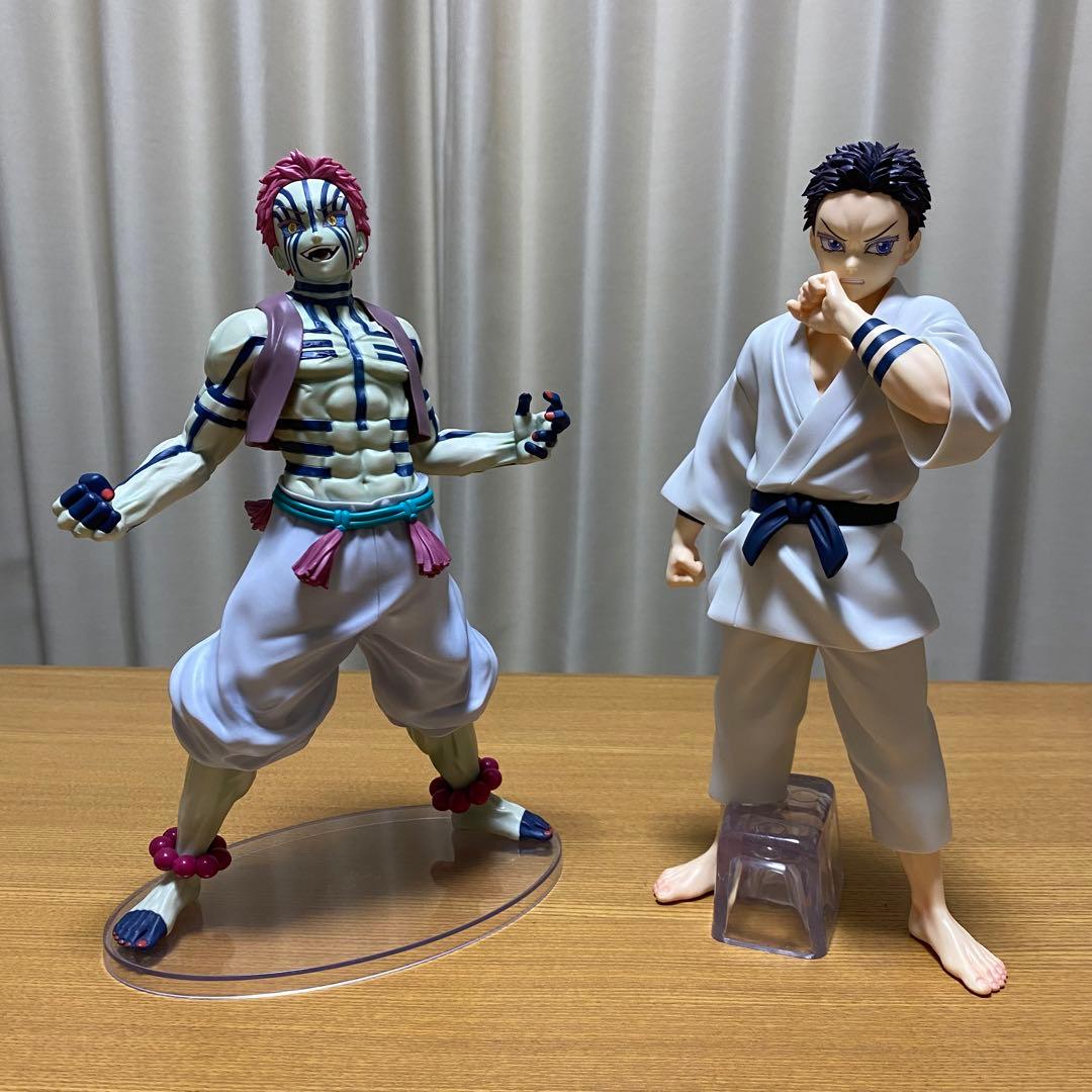 一番くじ　鬼滅の刃　猗窩座　狛治　フィギュア　セット