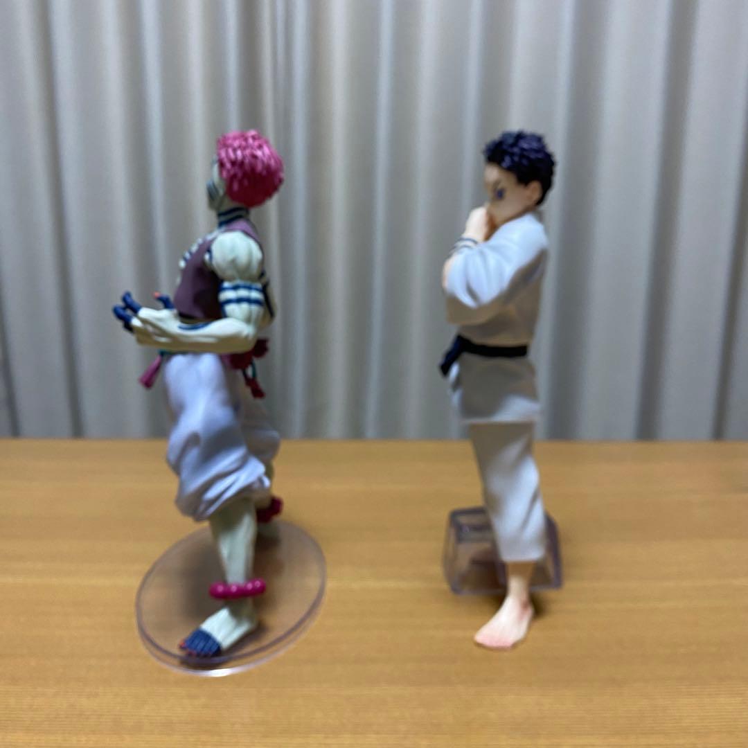 一番くじ　鬼滅の刃　猗窩座　狛治　フィギュア　セット