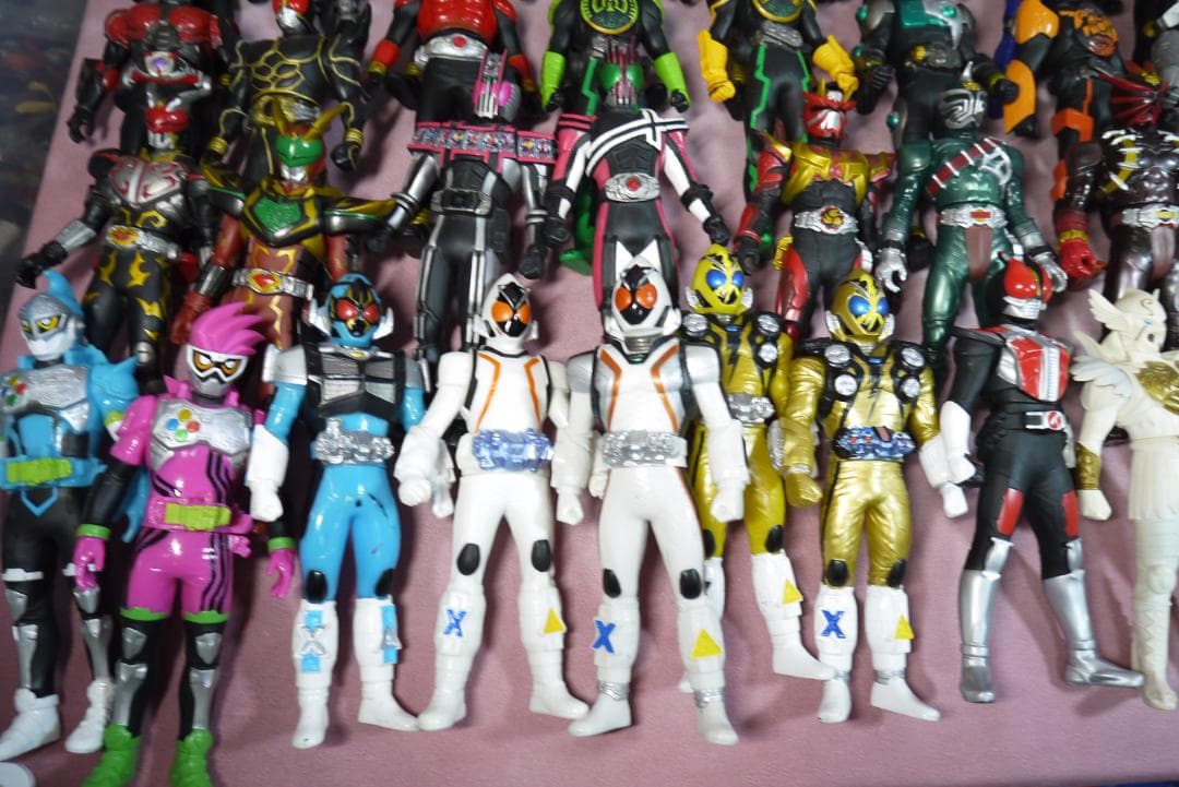 ライダーヒーローシリーズ　ビッグサイズソフビフィギュア　115体セット