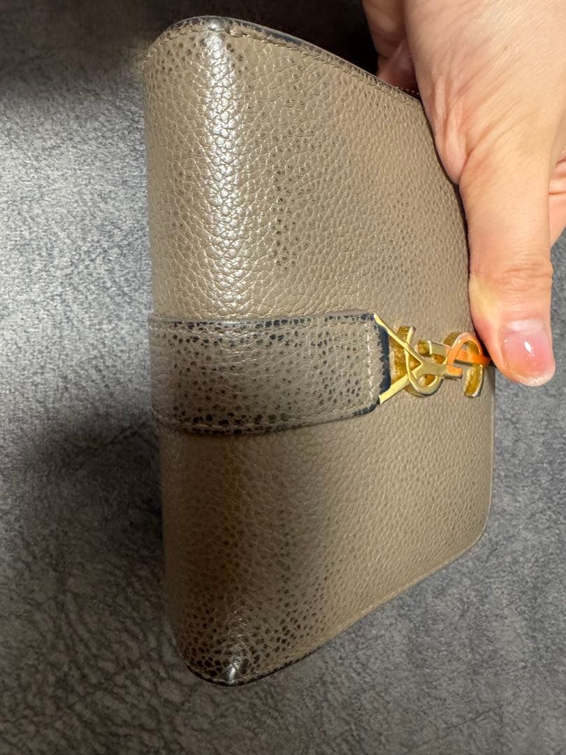 s*a様 SAINT LAURENT 二つ折り財布 グレー