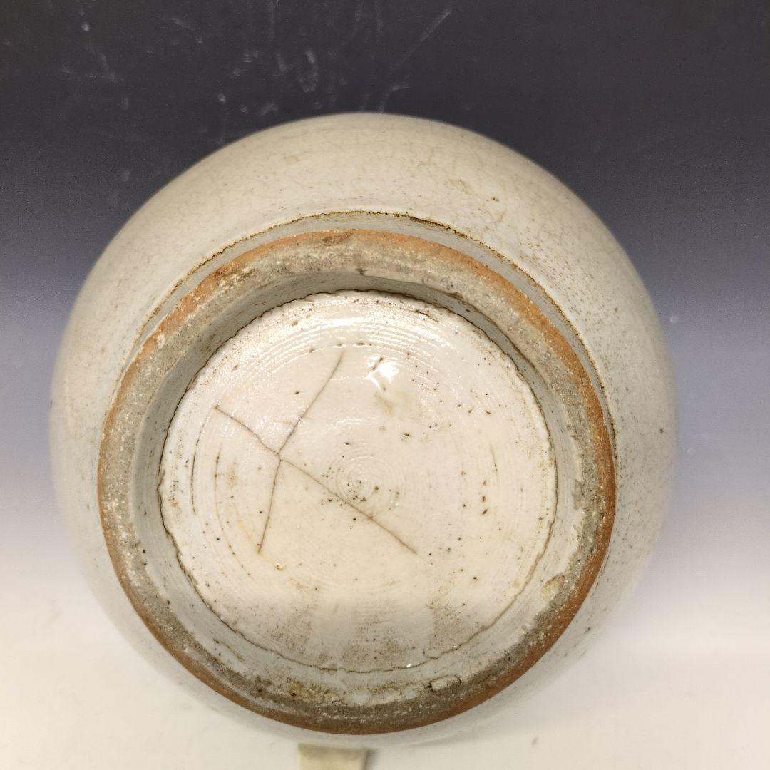 李朝白磁壷 李朝時代