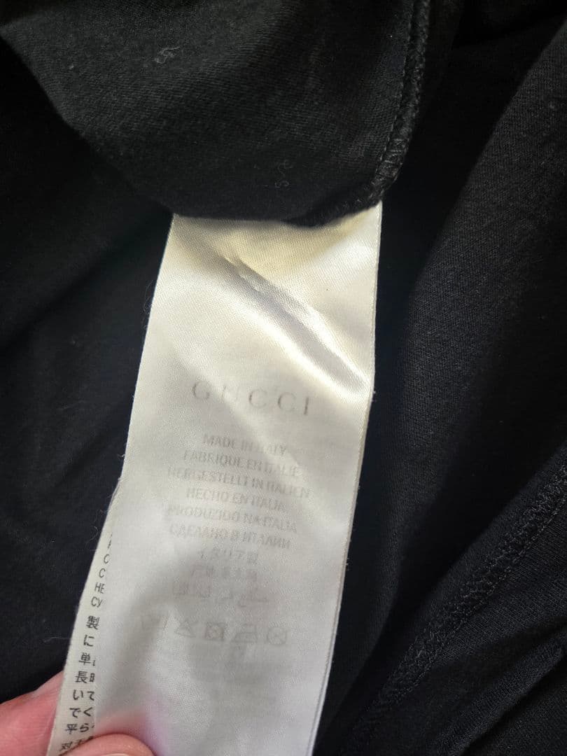 GUCCI ロゴTシャツ ブラック 正規品