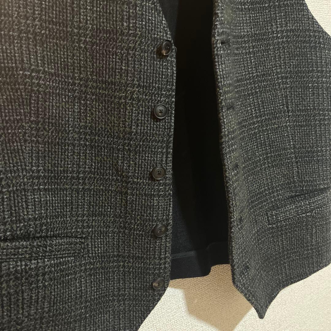 EMPORIO ARMANI チェック柄 スーツベスト