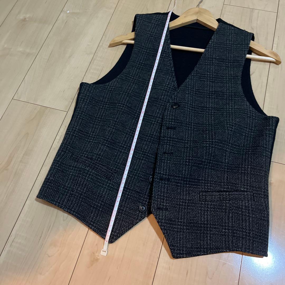 EMPORIO ARMANI チェック柄 スーツベスト