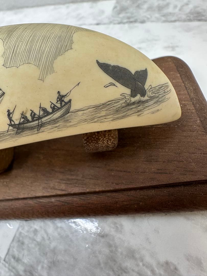 Doug Jine 船の彫刻 置物 84g