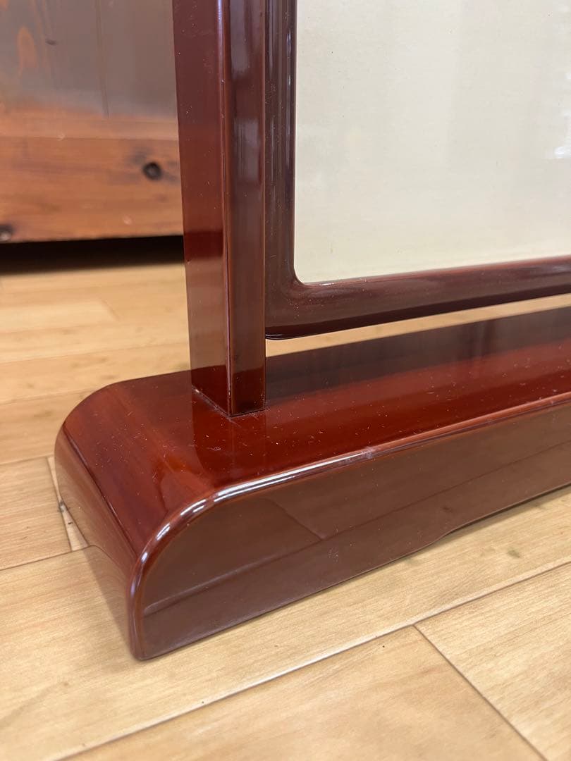 うるし塗り衝立　帯飾り　アート作品向け