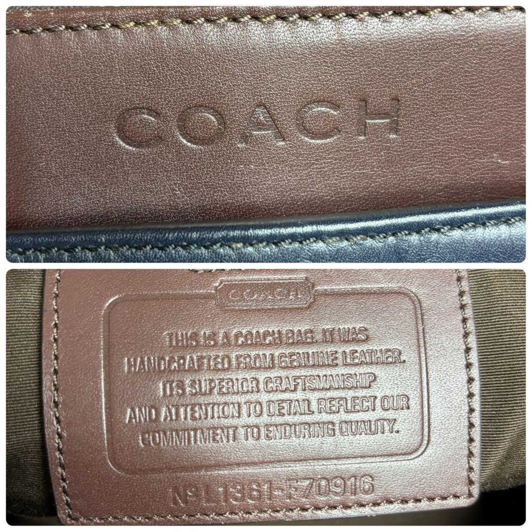 COACH コーチ メトロポリタン ビジネスバッグ ショルダーバッグ レザー