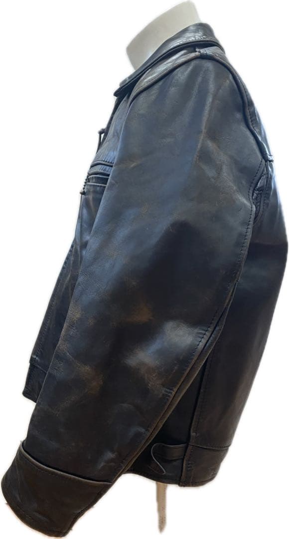 茶芯AERO LEATHER HIGHWAYMAN 馬革 90s前期