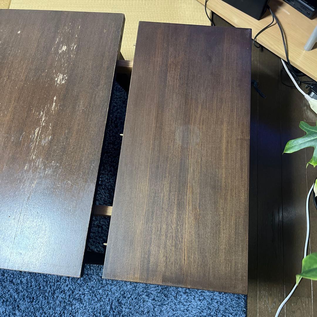 ギミック　可動部良好　ローテーブル　ダイニングテーブル